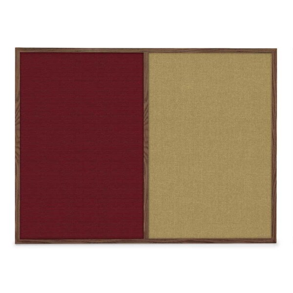 Slim Style Indoor Enclosed Corkboard, 48